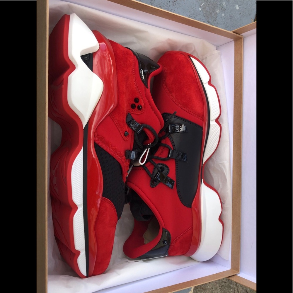 Christian Louboutin Red Runners Euro 46.5